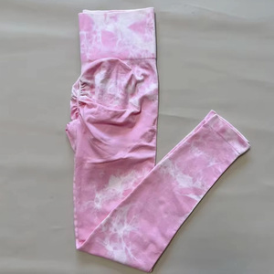 Wholesale Best Quality Pink Scrunch <b>Bum</b> Gym <b>Leggings</b> High Waisted <b>Shaping</b> Fit Push Up Yoga Pants - Product Image 1