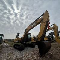 Excavatrice sur chenilles hydraulique d'occasion Sany SY245C de 25 tonnes, taille moyenne, d'origine Sany, faible nombre d'heures de travail