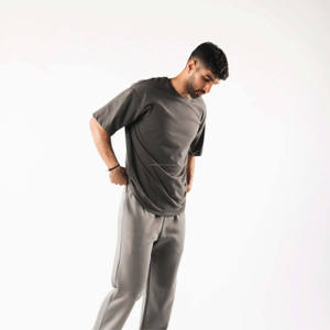 T-shirt décontracté basique pour homme, surdimensionné, 100% coton, manches courtes, dernière collection, en vente à prix réduit - Product Image 2