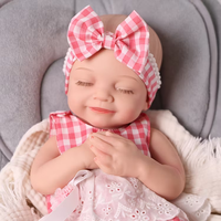 Poupées Reborn Babeside 16 pouces en silicone platine, bébés réalistes, nouveau-né fille, livraison rapide, prix d'usine