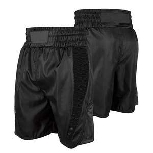 Shorts d'entraînement de boxe MMA Muay Thai personnalisés en spandex/polyester avec logo sur le devant, respirants, séchage rapide, unisexes, adultes - Product Image 1