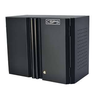 Wholesale CSPS OEM ODM Heavy Duty Powder Coated Steel Matte Red Keyed Lock Wall Cabinet 136kg Load Capacity for Garage Workshop - Product Image 4