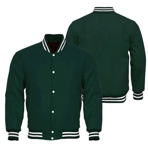 Unisex Loose Casual Varsity Jacket Custom College Baseball Style <b>Mens</b> - Product Image 1