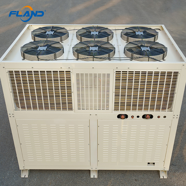 High Capacity Refrigeration System Condensing Unit for Industrial Cold Room Freezer