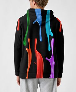 Sweat à capuche personnalisé par sublimation, imprimé intégral, en polyester, pour hommes, femmes, unisexe, vêtements d'automne, coupe classique - Product Image 4