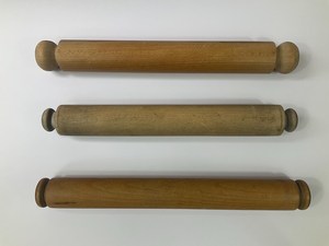 Rodillo de amasar de madera vintage, c. 1900-1930. Madera de haya o olmo. Rodillo de Repostería Grande Regalos Retro para Reposteros Caseros. Panadería Profesional Rolli - Product Image 1