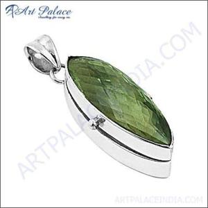 Fantaisie Vert Améthyste Pierre Précieuse Argent Bijoux Boxe Adorable Pierres Précieuses Boîtes Solide Pierre Précieuse Boîte Pendentif - Product Image 1