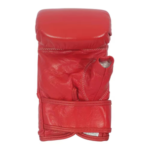 Mitaines d'entraînement de boxe MMA professionnelles en cuir avec sangle de poignet réglable antidérapante pour le sport et la remise en forme - Product Image 6