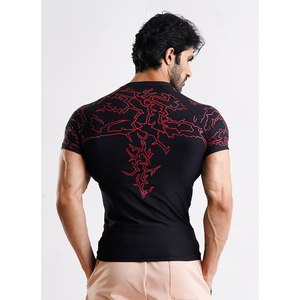 Custom Quality Breathable Loose <b>Fit</b> <b>Men's</b> T-shirt with Front Logo Knitted Polyester/Cotton Fabric Made in Pakistan - Product Image 2