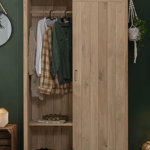 Muebles de Dormitorio de Pino Reciclado de Reproducción Francesa, Armario, Gabinete de Madera, Gabinete de Pie, Gabinete Antiguo - Product Image 1