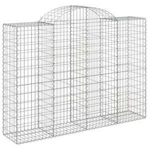 Juego de 6 Cestas de Gabión Grandes y Resistentes de Hierro Galvanizado Plateado para Suministros de Jardín - Product Image 3