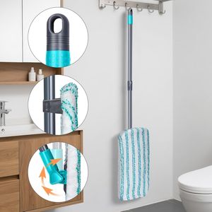 Extra Large Microfiber <b>Flat</b> <b>Mop</b> with 5 Reusable Wet Dry Pads Telescopic Handle for Hardwood Dust <b>Mop</b> with Convenient Design - Product Image 2