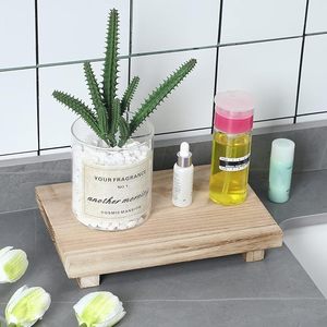 Support de Présentation en Bois Style Ferme pour Salle de Bain, Plateau Décoratif en Bois, Porte-Savon de Cuisine - Product Image 5