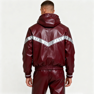 Vestes de baseball pour hommes personnalisées, style décontracté, avec col montant, qualité supérieure, disponibles en différentes couleurs - Product Image 3