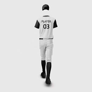 Ensemble de vêtements de sport de baseball et softball respirants personnalisables maillots de sublimation personnalisés pantalons fabrication de logo OEM 100% - Product Image 3