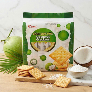 Galletas de Coco Marca Libra al por Mayor, 220g, Bocadillo Dulce y Crujiente, Fábrica ODM - Product Image 1