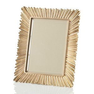 Vintage <b>Gold</b> Resin Photo <b>Frame</b> Ornate Ginkgo Leaf Picture <b>Frame</b> Antique Tabletop Metal Look <b>Frames</b> For Wedding Home Decor - Product Image 2