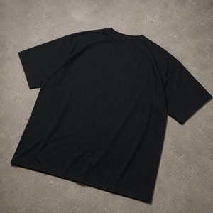 T-shirt noir à manches courtes pour homme Stargaze avec logo en strass, coupe classique, jersey décontracté en coton, col rond, prix abordable, personnalisable OEM - Product Image 4