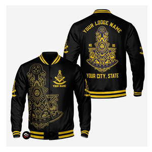 เสื้อแจ็คเก็ตเฟรมเมสันแบบสั่งทำพิเศษ ปักลายสมาคมลับ อุปกรณ์สำหรับพี่น้องสมาคม เสื้อแจ็คเก็ตเฟรมเมสัน - Product Image 1