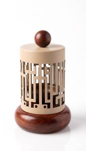 Premium Matte Black Geometric Mango Wood Handmade Incense <b>Burner</b> Aromatherapy Diffuser for Home Decor - Product Image 4