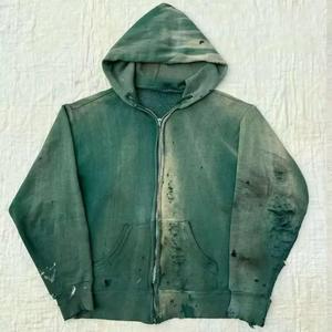 Sudaderas con Capucha para Hombre Hechas a Medida, Lavadas al Ácido, 100% Algodón, Cosidas, Personalizadas, Ropa Casual, Antiarrugas, Transpirables, Cómodas y Ecológicas - Product Image 5