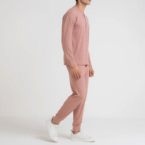 Chemises en jersey respirantes à manches longues pour hommes, col rond, coupe régulière, 100 % coton, style urbain, grande taille, qualité supérieure - Product Image 3