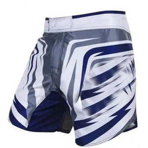 Pantalones Cortos de Boxeo Personalizados, Resistentes, Elásticos, Ecológicos, con Protección UV, para Entrenamiento y Grappling, para Hombre |   Frontal - Product Image 1