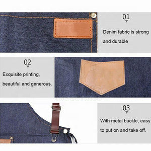 New Arrival Custom Design Premium Barber <b>Aprons</b> Eco-Friendly Adjustable Neck Barber <b>Aprons</b> For Unisex - Product Image 3