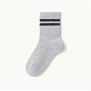 Chaussettes créatives unisexes en coton de couleur unie, sans coutures, toutes saisons, séchage rapide, en spandex, blanches, pour le sport, en maille, par BS - Product Image 4