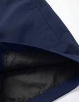 Blouson Bomber Tricoté Décontracté pour Hommes Grandes Tailles, Coupe-Vent d'Hiver avec Col Montant Zippé et Poignets Élastiques, Vêtement d'Extérieur pour Usage Quotidien, Service OEM