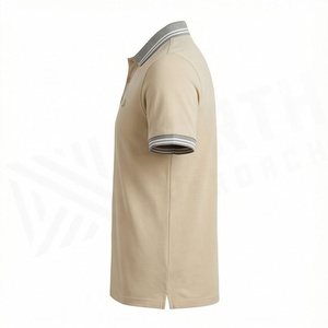 Chemises polo de sport pour hommes en jersey de coton de haute qualité, respirantes, pour l'été, avec logo personnalisé, taille plus, couleurs personnalisées - Product Image 3