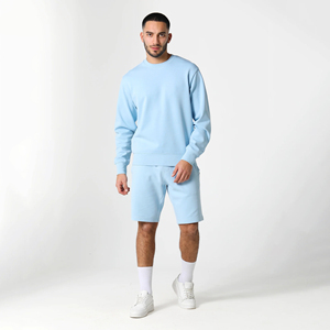 ชุดวอร์มผู้ชายแบบ Color Block เสื้อแจ็คเก็ตและกางเกงกีฬา ชุดลำลองสำหรับฝึกซ้อม เสื้อผ้าออกกำลังกายระบายอากาศได้ดี ชุดฟิตเนสแบบสั่งทำ - Product Image 1