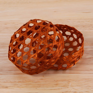 Petites boîtes en bambou tressé avec couvercle pour cadeaux d'anniversaire et de mariage, boîte de rangement naturelle très vendue - Product Image 1