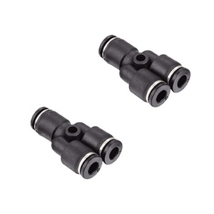 Pneumatic Union Y Push In Fitting Plastic 3 Way Connector For Air <b>Hose</b> - Product Image 1