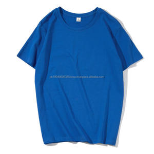 100% chemises unisexes d'été vierges de luxe en coton pour vêtements décontractés t-shirt pour hommes - Product Image 6