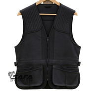 Gilet de chasse multi-poches SAFA SPORTS, orange vif pour hommes, gilet de chasse en montagne conçu pour une durabilité en extérieur