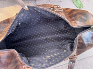 Nueva Llegada, Bolsas de Viaje de Cuero Crunch, Multiusos, Hechas a Mano, Unisex, Bolsa de Viaje Grande, Multiusos, Elegante Bolsa de Lona - Product Image 5