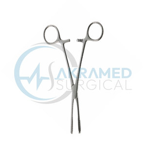 Pinces à éponges de haute qualité à mâchoires bouclées en acier inoxydable, réutilisables, instrument chirurgical certifié CE, pinces à pansements - Product Image 6