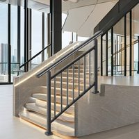 Balustrades en aluminium pour escaliers, balcons, appartements, hôtels, hôpitaux, villas – Design minimaliste, résistant à la rouille, protégé contre les UV, facile à installer