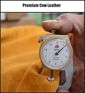 Abrigo Largo de Cuero Vacuno Impermeable y Resistente al Fuego, Traje de Protección, Delantal de Soldadura de Alta Resistencia y Protección - Product Image 6