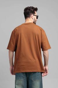 Camiseta Oversize de Hombre con Hombros Caídos, Blanca, Ajuste Holgado, Cuello Redondo, Manga Corta, Algodón Grueso Premium, Estilo Casual Urbano, Camiseta Lisa - Product Image 2