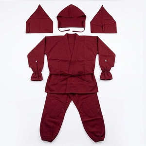 Tenue de Ninja Professionnelle à Manches Longues Fabriquée en Usine, Impression de Logo Personnalisée, Style Judo Karaté, Ensemble Ninja 2 Pièces à Faible MOQ - Product Image 1