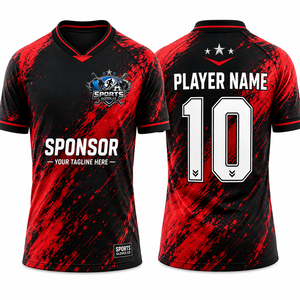 Uniformes de Fútbol Modernos al por Mayor, Ligeros, de Malla de Poliéster, Transpirables, Cómodos, Resistentes a las Arrugas, Personalizados para Clubes - Product Image 1