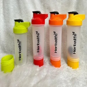 Bouteille shaker à protéines polyvalente de 600 ml avec fermeture sécurisée pour un mélange fluide des suppléments, séances de fitness, sports - Product Image 2
