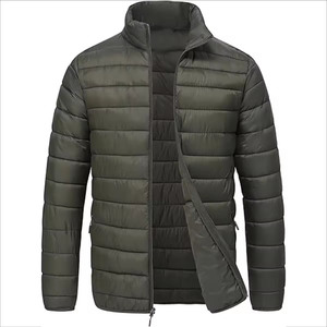 Stylish Hooded Bubble <b>Jacket</b> for Men <b>Lightweight</b> Winter <b>Casual</b> Wear Front Logo Modern Factory Direct Supplier - Product Image 1