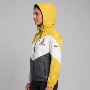 Wholesale Women Windbreaker Jacket Winter New Fashion Coat Solid Color Long Sleeved Pocket Regular Windbreaker Jacket Quick Dry - Product Image 4