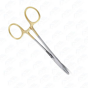 Puntas dentadas Soporte de aguja Derf Acero inoxidable 4,75 pulgadas Instrumentos quirúrgicos Serraciones longitudinales - Product Image 2