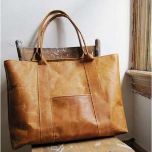 Sacs à main de haute qualité, couleur marron naturel, sacs et pochettes 100% cuir de la plus haute qualité pour femmes, cadeaux d'anniversaire - Product Image 2