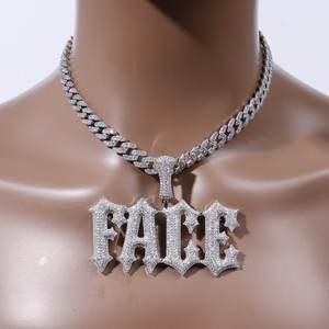 Personalized Moissanite Silver Plated Bezel Setting Charms Pendant Custom <b>Name</b> Iced Hip Hop Jewelry Him Luxira Jewels Perfect - Product Image 2
