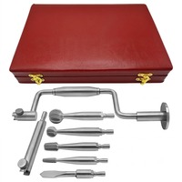Pacho Industries – Ensemble de 7 instruments chirurgicaux orthopédiques vétérinaires Hudson pour perceuse manuelle, stérilisation haute température